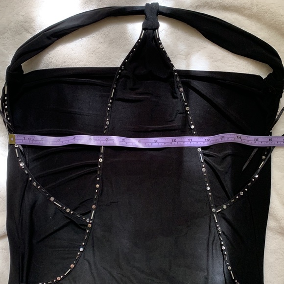 Mini dress with beading and sequins - Picture 5 of 7